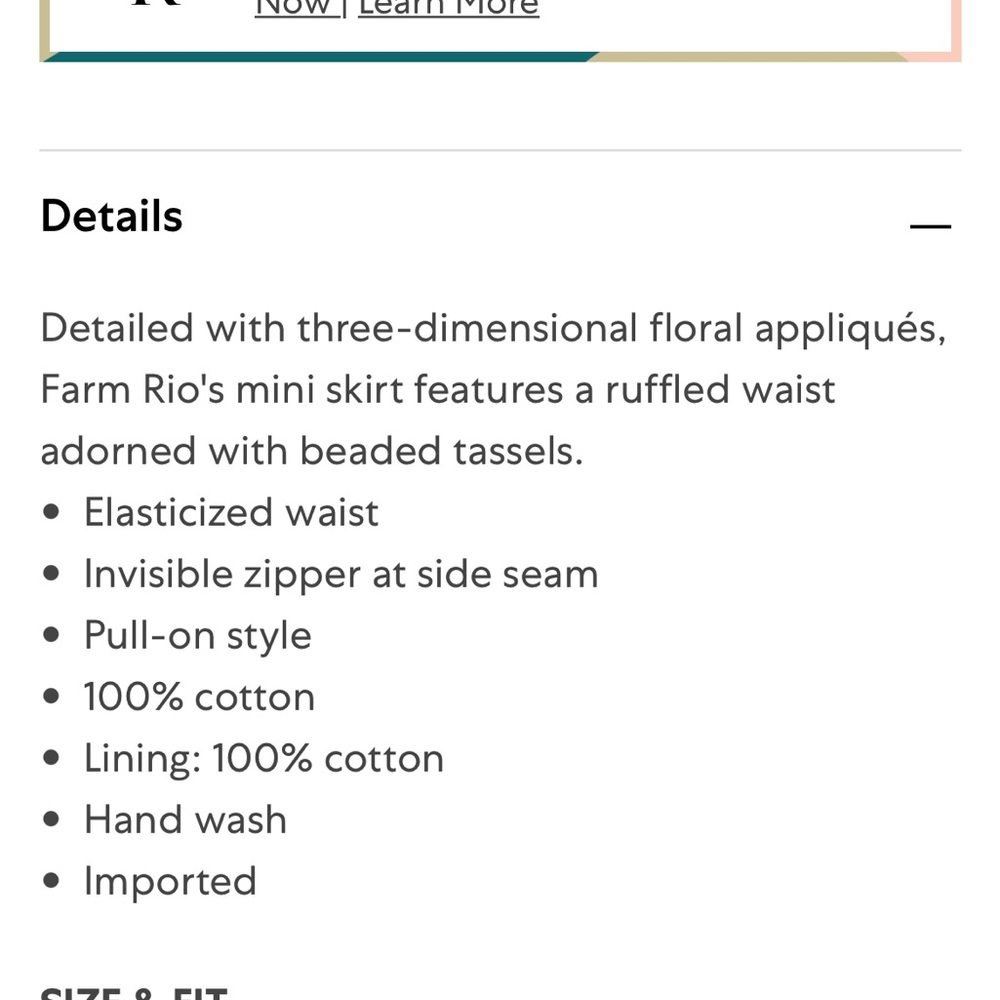 FARM RIO
Flower Dream Ruffle Mini Skirt - Picture 9 of 9